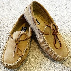 Florsheim Men's Cozzi Moc Toe Mocassin Toe Slipper Sand Sz 8 M 11767-269